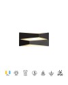 FUJI * APLIQUE LED 10W 3000K NEGRO